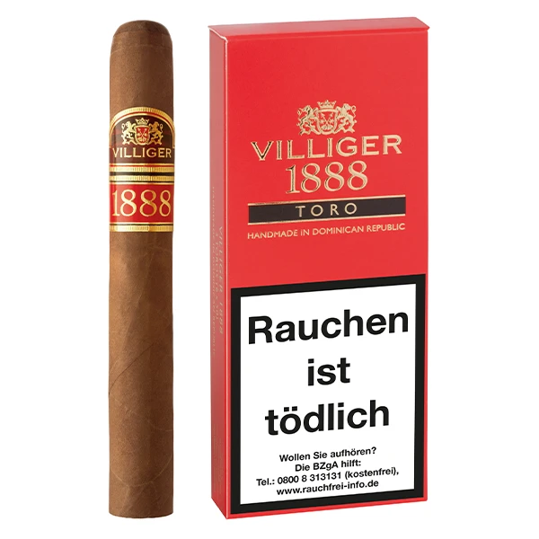 VILLIGER 1888 Zigarren Dominican Republic Toro